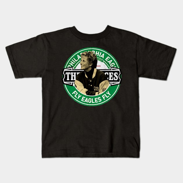 Princes Diana Fans philadelphia eagles Kids T-Shirt by modar siap